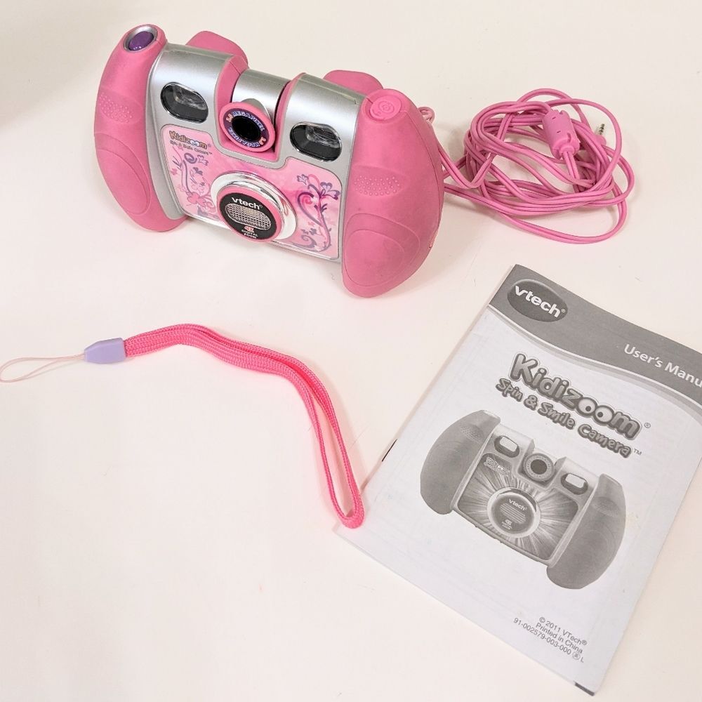 Pink vtech Camera Kidzoom Digital Camera Gaming